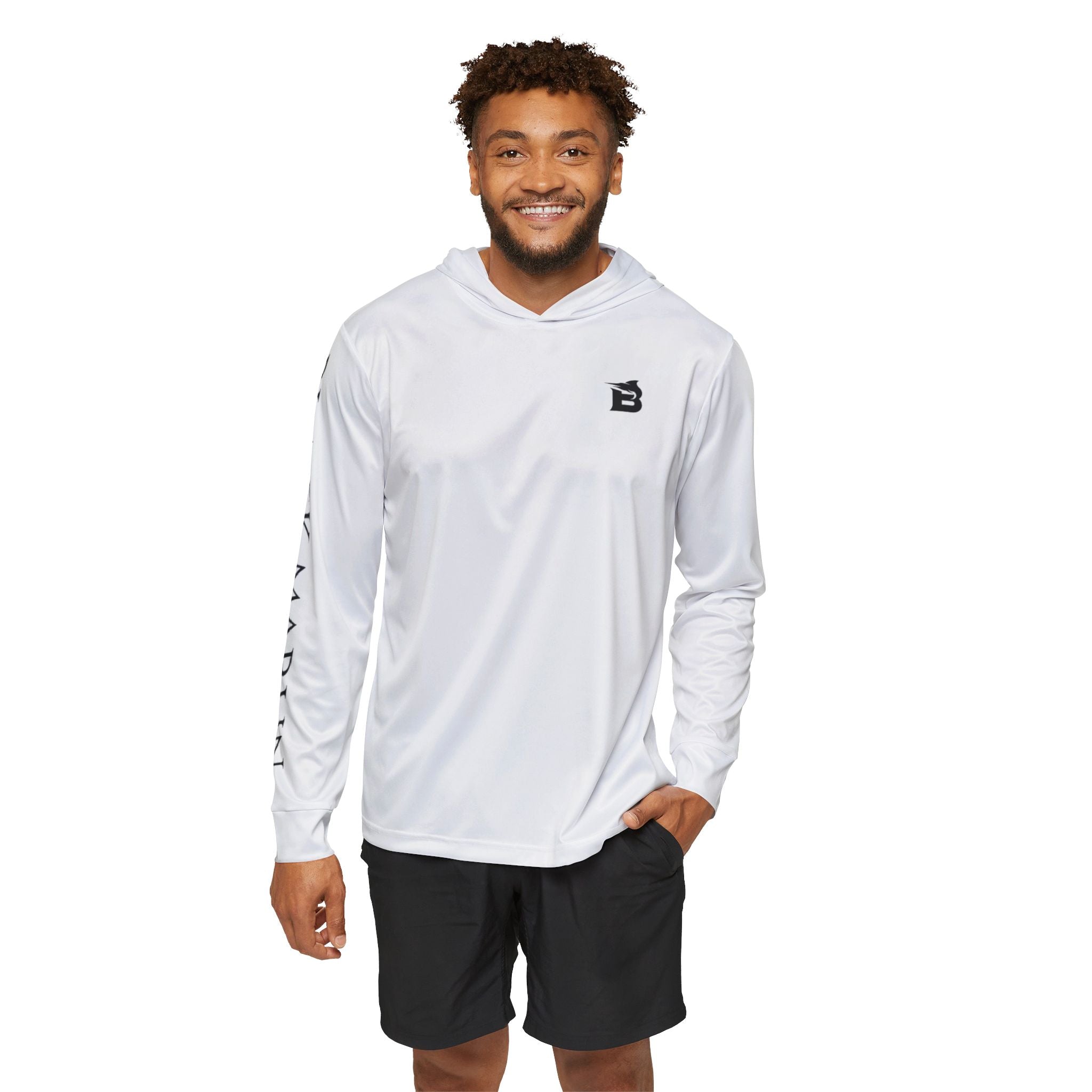 Black Marlin Men's Sports Warmup Hoodie